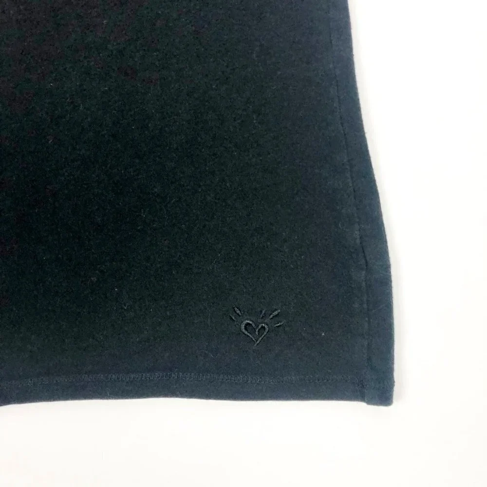 Justice T-Shirt Kids Size 14 Black Short Sleeve Crew Neck Cotton Basic Tee